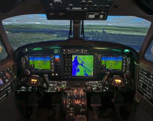 New King Air 350/200 G1000 Level-D Simulator - Interior
